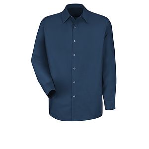 Red Kap Food Processing -  Men's Long Sleeve Specialized Pocketless Work Shirt