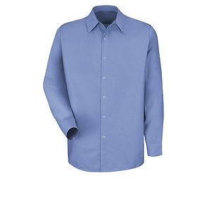 Red Kap Food Processing -  Men's Long Sleeve Specialized Pocketless Work Shirt