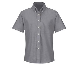 Red Kap Shirts -  Women's Blu/Wh Str Drs Shirt 60/40 Oxf