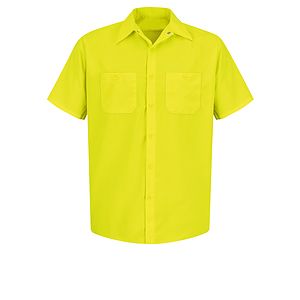 Red Kap Hi-Visibility - Men's Hi-Visibility Short Sleeve Work Shirt