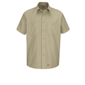 Dickies Shirts - Men's Canvas Short-Sleeve Work Shirt