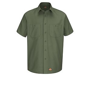 Dickies Shirts - Men's Canvas Short-Sleeve Work Shirt