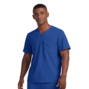White Cross - CRFT - Men's 2-Pocket Fluid Resistant V-Neck Top