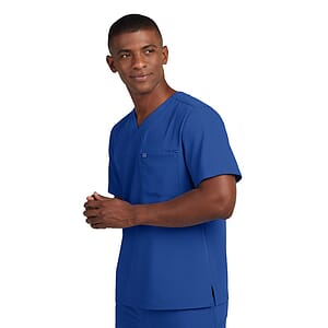 White Cross - CRFT - Men's 2-Pocket Fluid Resistant V-Neck Top
