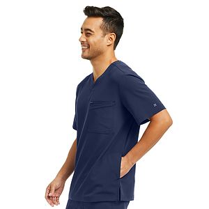White Cross - CRFT - Men's 4-Pocket V-Neck Top