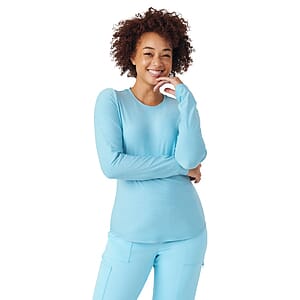 White Cross - VIBE - Women's Shirttail Hemline Underscrub Tee