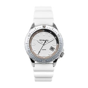 Pacific Outlander White 3-Hand Date White Silicone Watch