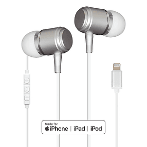 Helix ULTRABUDS MFI certified Lightning Earbuds White