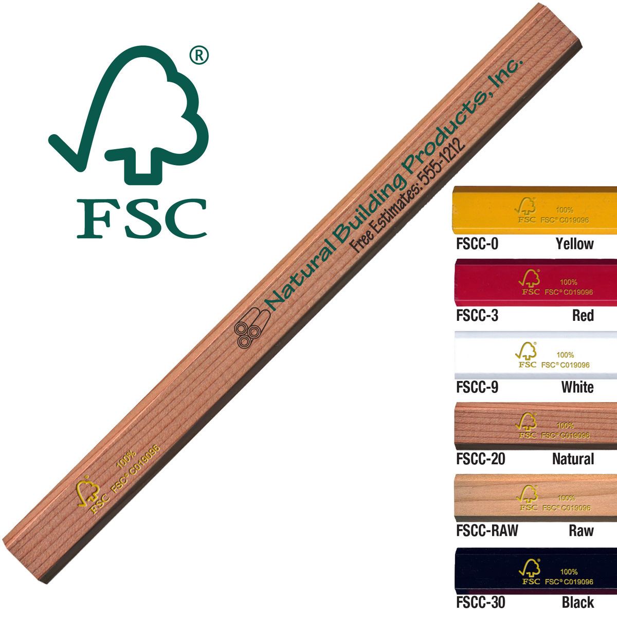 FSC Certified Carpenter Pencil