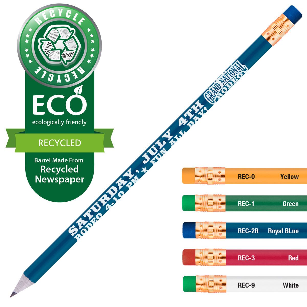 Recycler Newspaper Recycled Pencil
