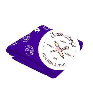 16' Economy Table Throw (Full-Color Front Only)