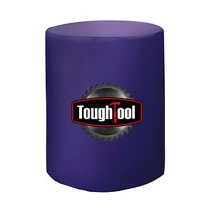 Bar-Height Round Fitted Table Throw (Full-Color Front Only)