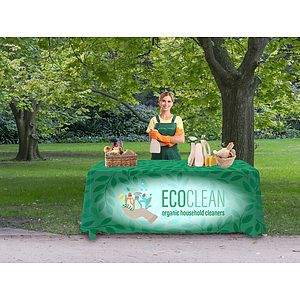6' Antimicrobial 4-Sided Throw Full-Color Full-Bleed
