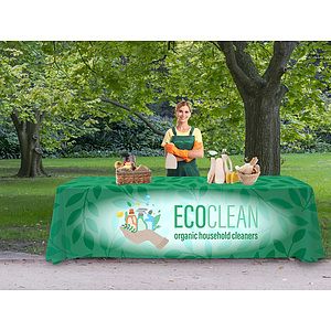 8' Antimicrobial 4-Sided Throw Full-Color Full-Bleed