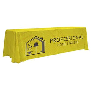 8' Lightweight 3-Sided Throw Full-Color Full-Bleed