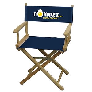 Table-Height Director's Chair (Full-Color Imprint)