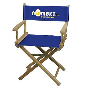 Table-Height Director's Chair (Full-Color Imprint)