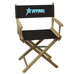 Table-Height Director's Chair (Full-Color Imprint)