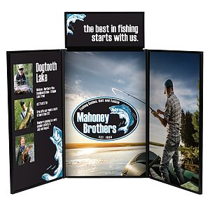 4' Fast Trak Display Kit (Full Graphic Panels)