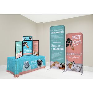 4' Fast Trak Display Kit (Full Graphic Panels)