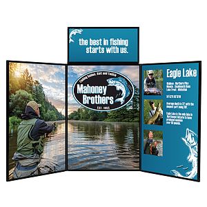 6' Fast Trak Display Kit (Full Graphic Panels)