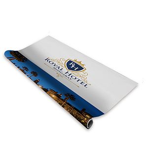 46.5" Deluxe Pro Retractor Replacement Banner (No-Curl Opaque Fabric)