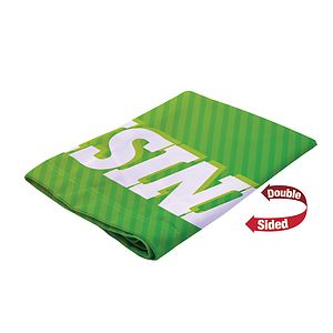 17' Premium Razor Sail Sign Replacement Flag (Double-Sided)