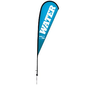 11.5' Premium Teardrop Sail Sign Kit (Single-Sided with Ground Spike)