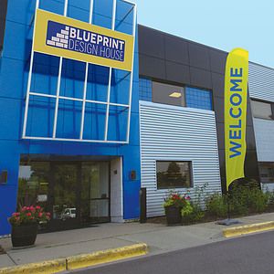 17' Streamline Razor Sail Sign Kit (Double-Sided with Scissor Base)