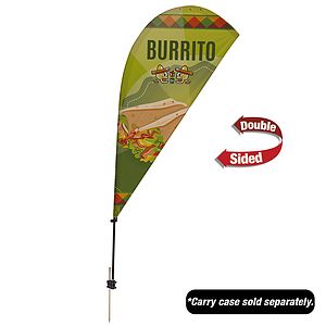 6.5' Value Teardrop Sail Sign Kit (Double-Sided with Value Spike)