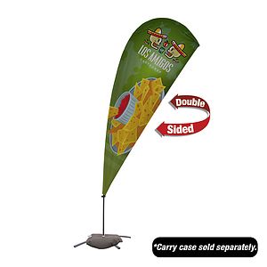 9.5' Value Teardrop Sail Sign Kit (Double-Sided with Cross Base)