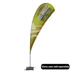 13' Value Teardrop Sail Sign Kit (Single-Sided with Cross Base)
