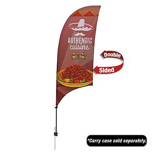 7.5' Value Razor Sail Sign Kit (Double-Sided with Value Spike)