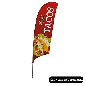 10.5' Value Razor Sail Sign Kit (Single-Sided with Value Spike)