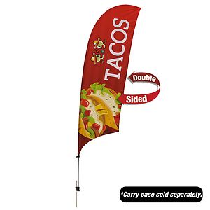 10.5' Value Razor Sail Sign Kit (Double-Sided with Value Spike)