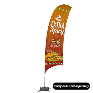 15' Value Razor Sail Sign Kit (Single-Sided with Cross Base)