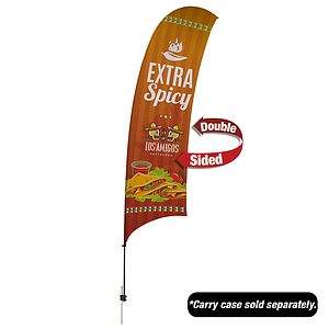15' Value Razor Sail Sign Kit (Double-Sided with Value Spike)