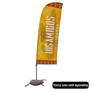 7.5' Value Blade Sail Sign Kit (Single-Sided with Cross Base)