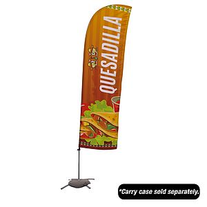 10.5' Value Blade Sail Sign Kit (Single-Sided with Cross Base)