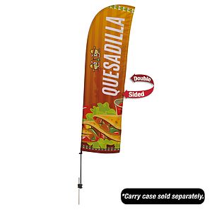 10.5' Value Blade Sail Sign Kit (Double-Sided with Spike Base)