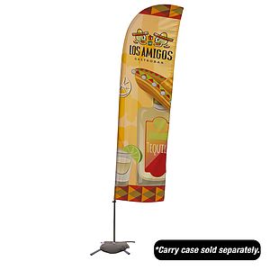 15' Value Blade Sail Sign Kit (Single-Sided with Cross Base)