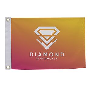 12" x 18" Polyester Flag Single-Sided