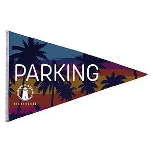 4' x 6' Polyester Pennant Flag Single-Sided