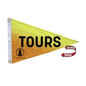 16" x 24" Polyester Pennant Flag Double-Sided