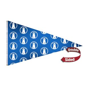 6' x 10' Polyester Pennant Flag Double-Sided