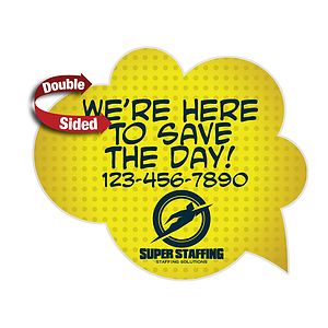 24" x 24" Custom Cut Corrugated Plastic Sign (Double-Sided)