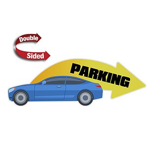 36" x 24" Custom Cut Corrugated Plastic Sign (Double-Sided)