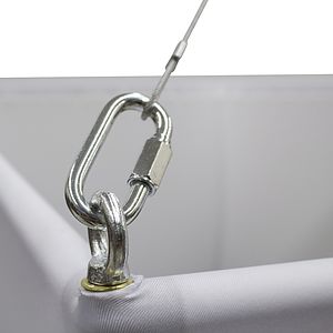 8' Triangle EuroFit Hanging Banner Hardware