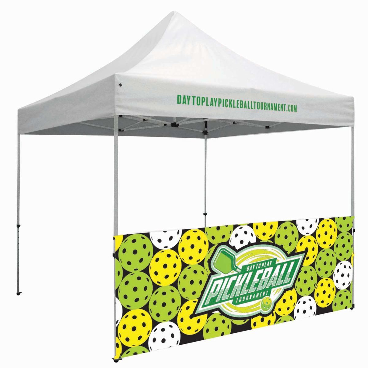 10' Tent Half Wall (Dye Sublimated, Single-Sided)