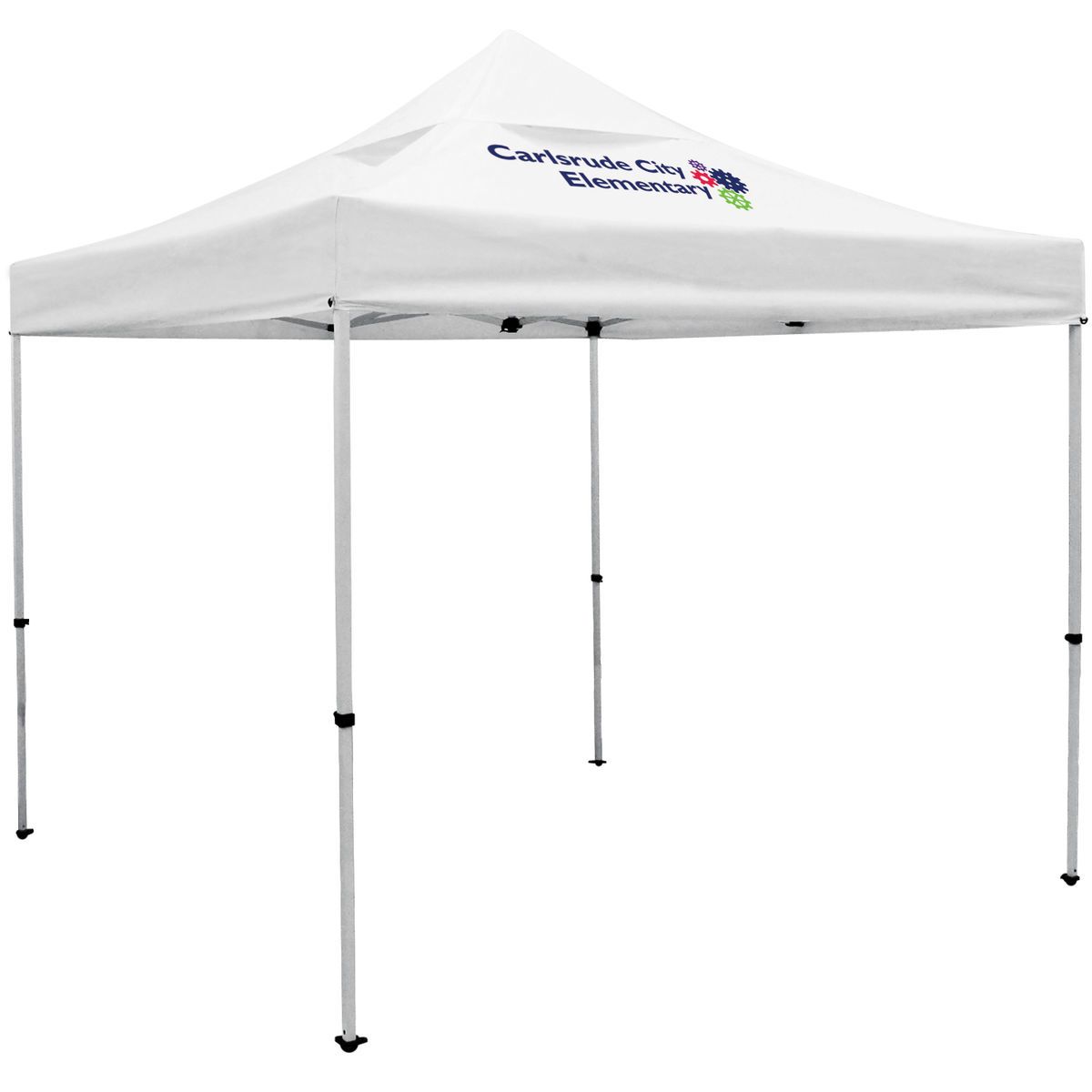 10' Deluxe Tent Kit with Vented Canopy (Imprinted, 1 Location)